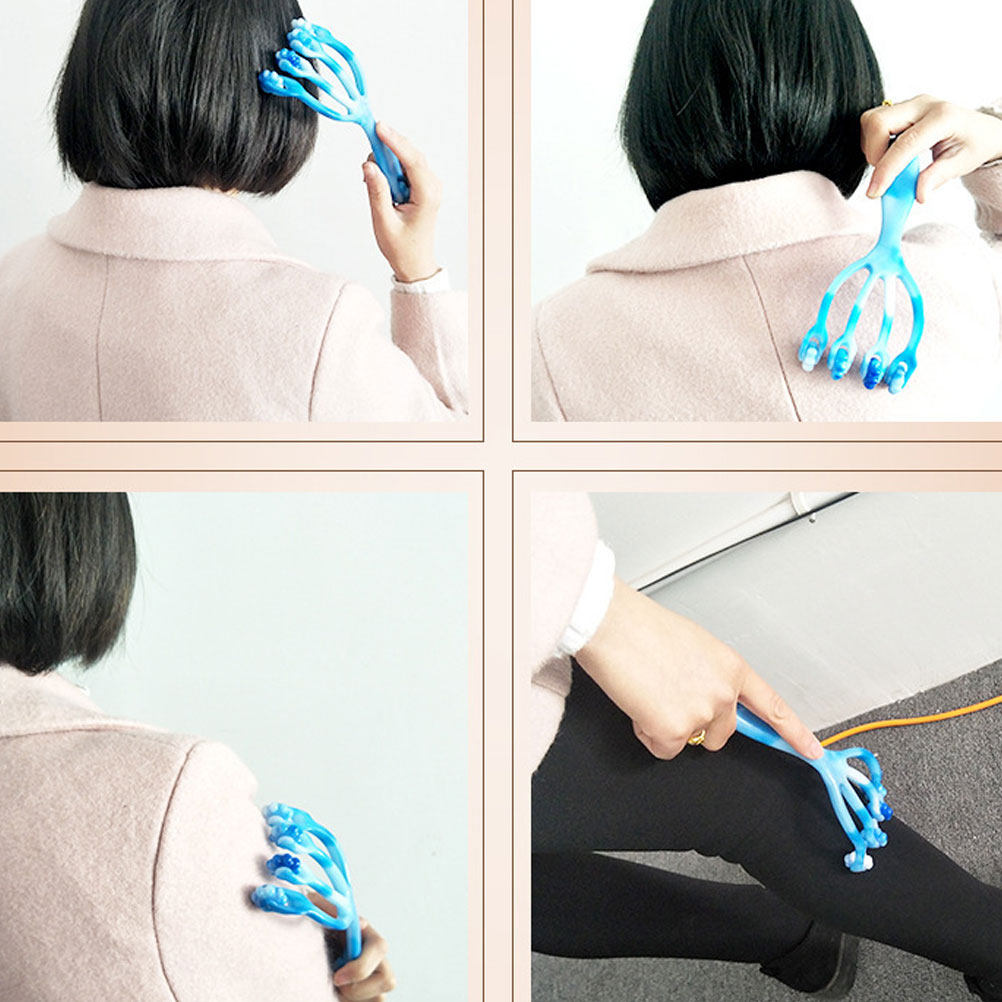 Lacrosse Stick Head - 3Pcs Portable Four-Claw Roller Massager for
