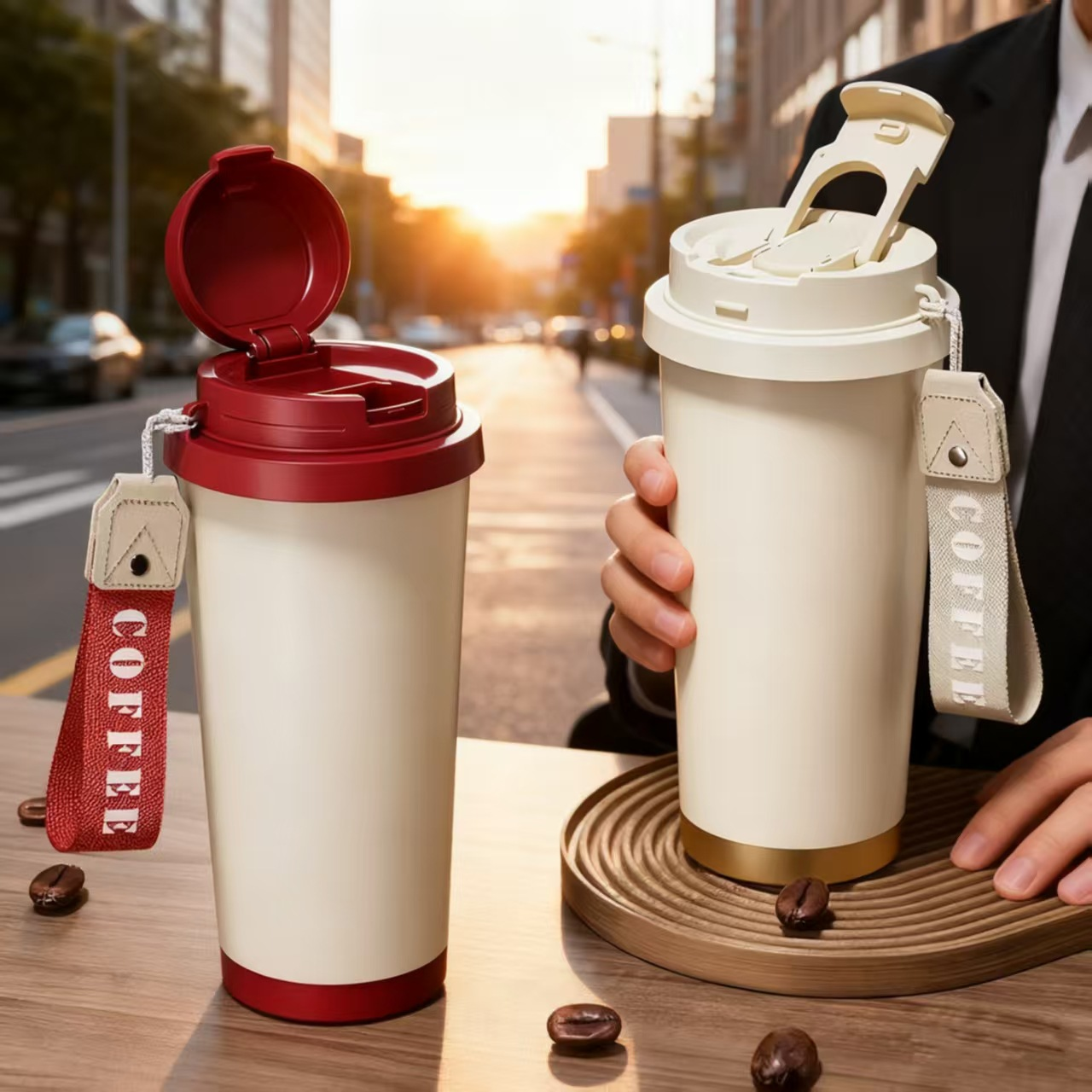 Sports Equipment And Names - Custom Logo Name Thermos 500ML Vacuum