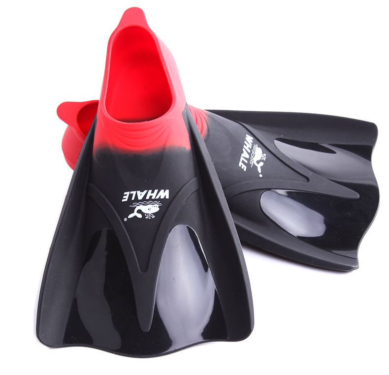 Swim Fin Short Blade - WHALE High Quality Silicone Swimming Flippers
