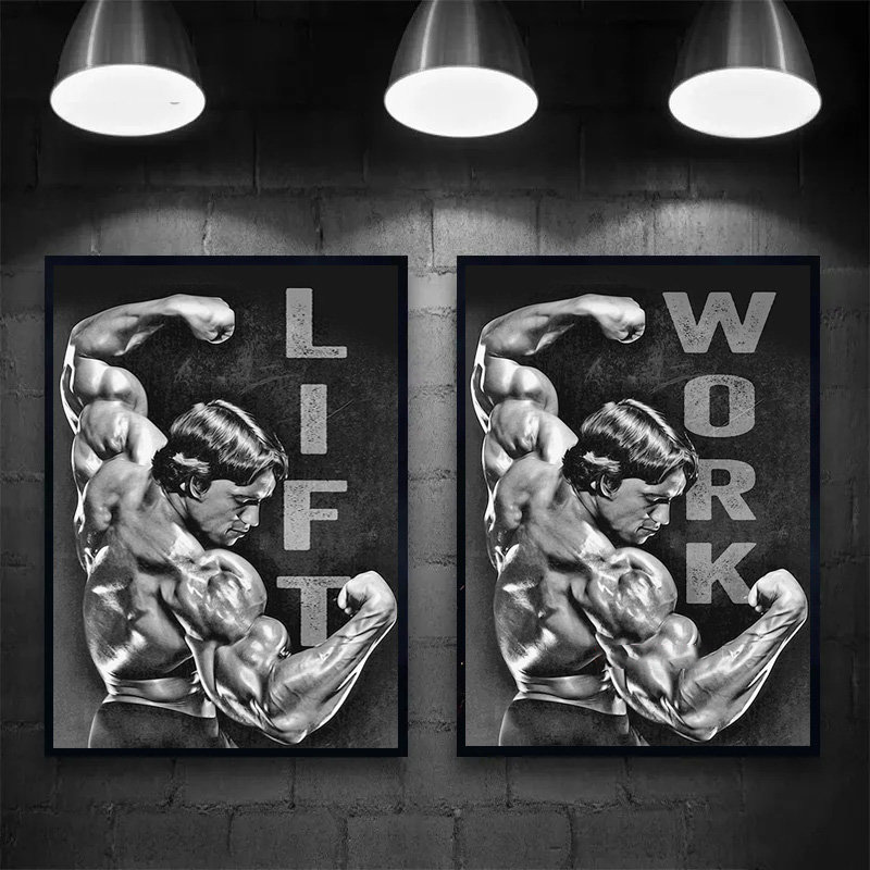 Fitness Motivation Poster Arno - Sports Equipment Poster review and price
