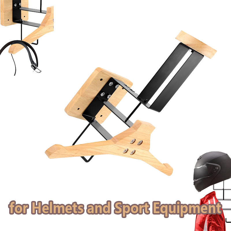 Wood Motorcycle Helmet Holder  - Sports Equipment Gym review and price