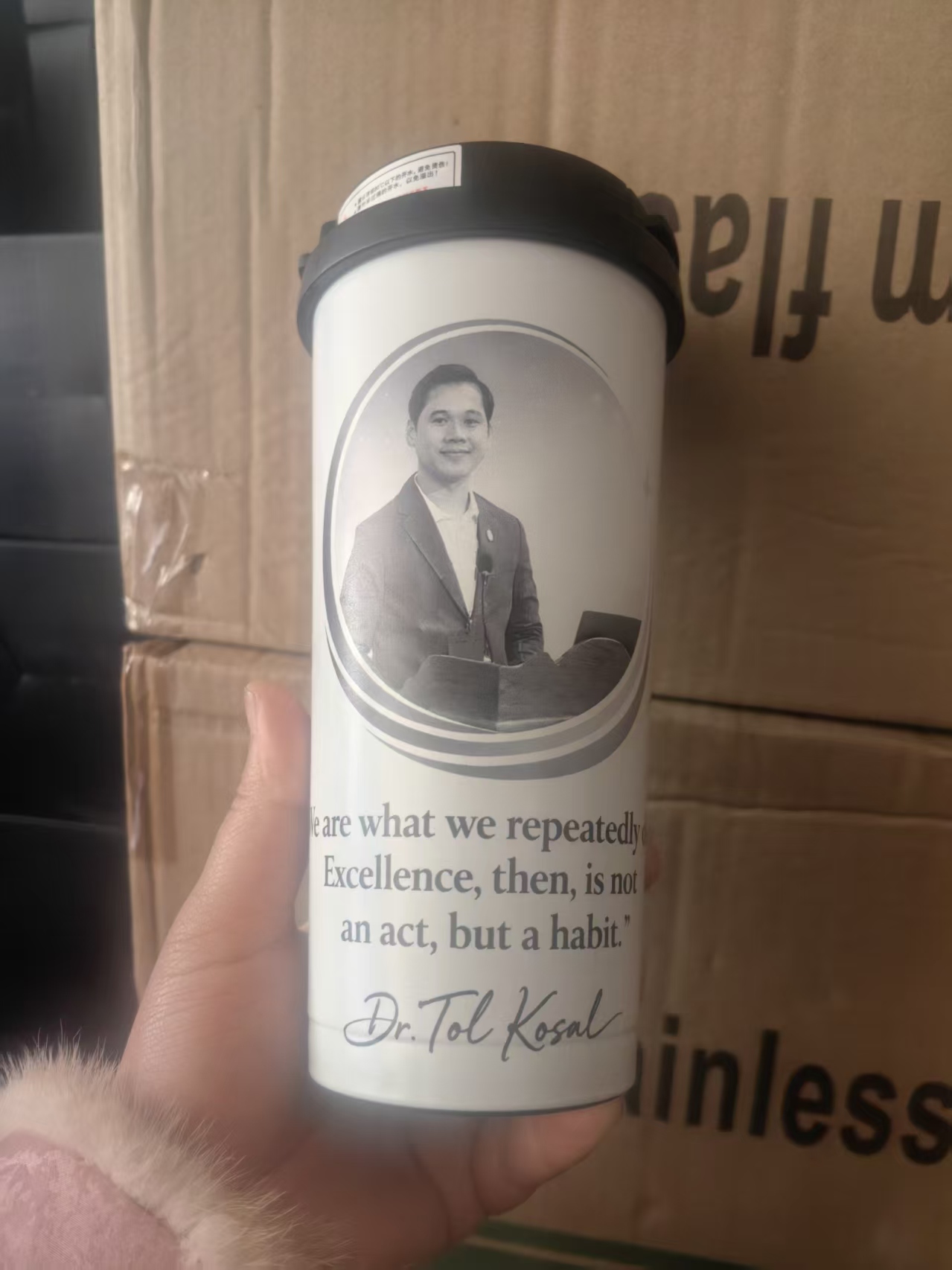 Custom Logo Name Thermos 500ML - Sports Equipment And Names review and price