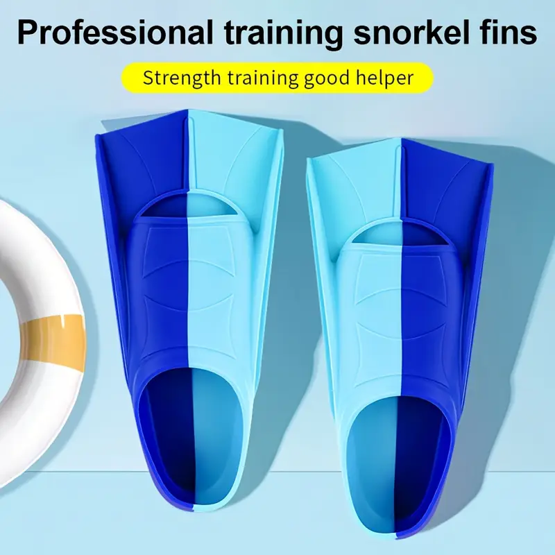 Silicone Swimming Fins Full Fo - Swim Fin Short Blade review and price