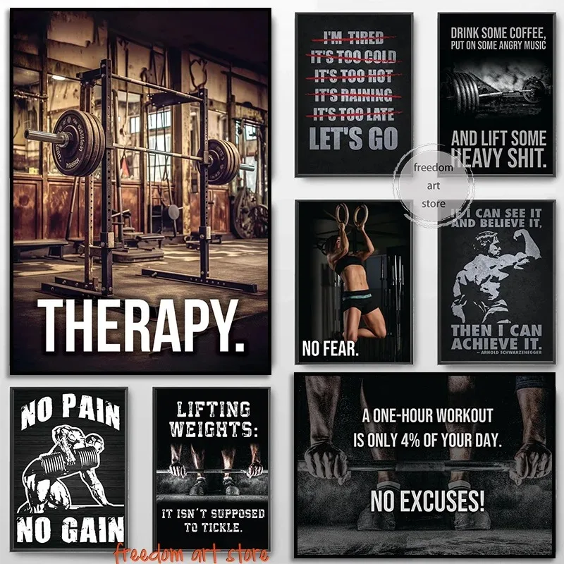 Gym Motivation Muscle Man Body - Sports Equipment Poster review and price