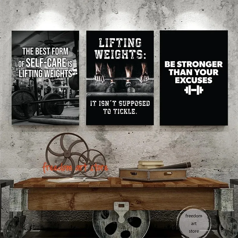 Gym Motivation Muscle Man Body - Sports Equipment Poster review and price