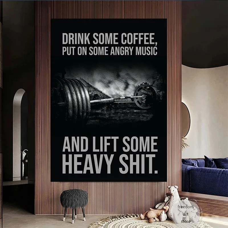Gym Motivation Muscle Man Body - Sports Equipment Poster review and price