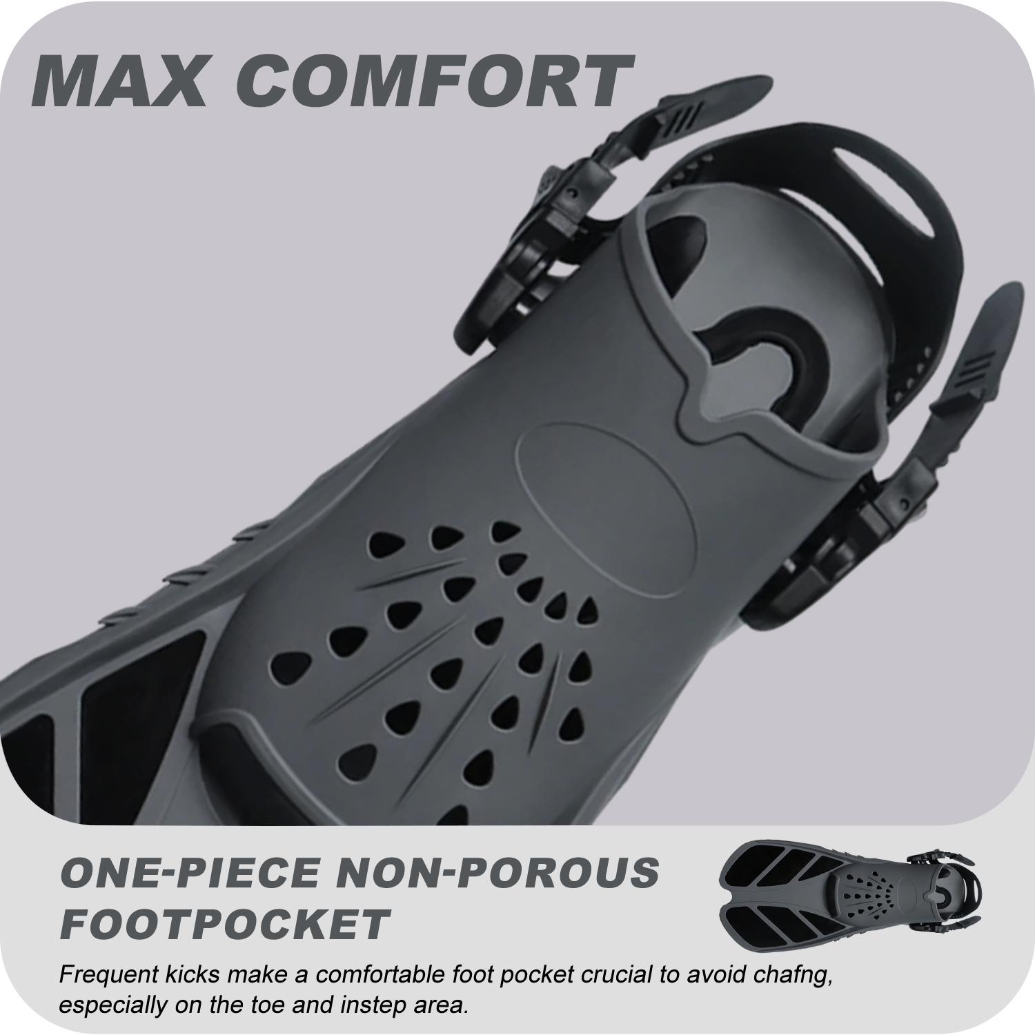 Snorkel Fins Adjustable Buckle - Swim Fin Short Blade review and price