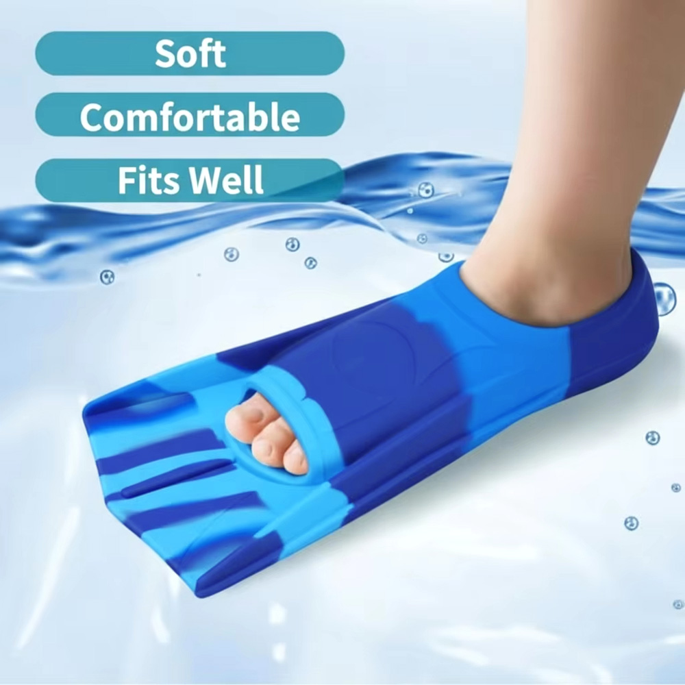 Silicone Swimming Flippers Sno - Swim Fin Short Blade review and price