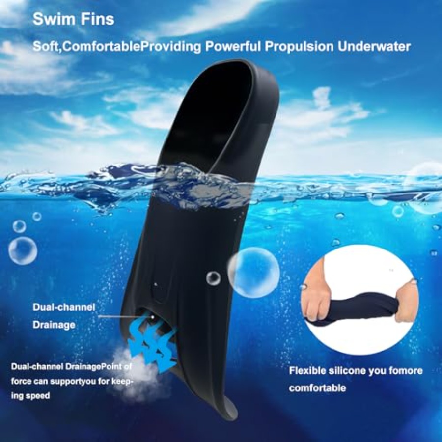 Swim Fins Adult Swim Training  - Swim Fin Short Blade review and price