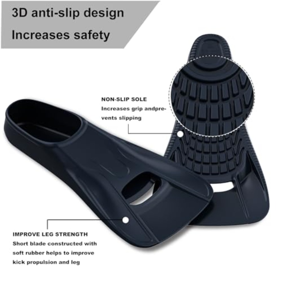 Swim Fins Adult Swim Training  - Swim Fin Short Blade review and price