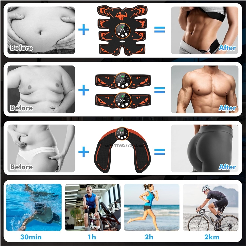 Portable EMS Abdominal Trainer - Sports Equipment Gym review and price