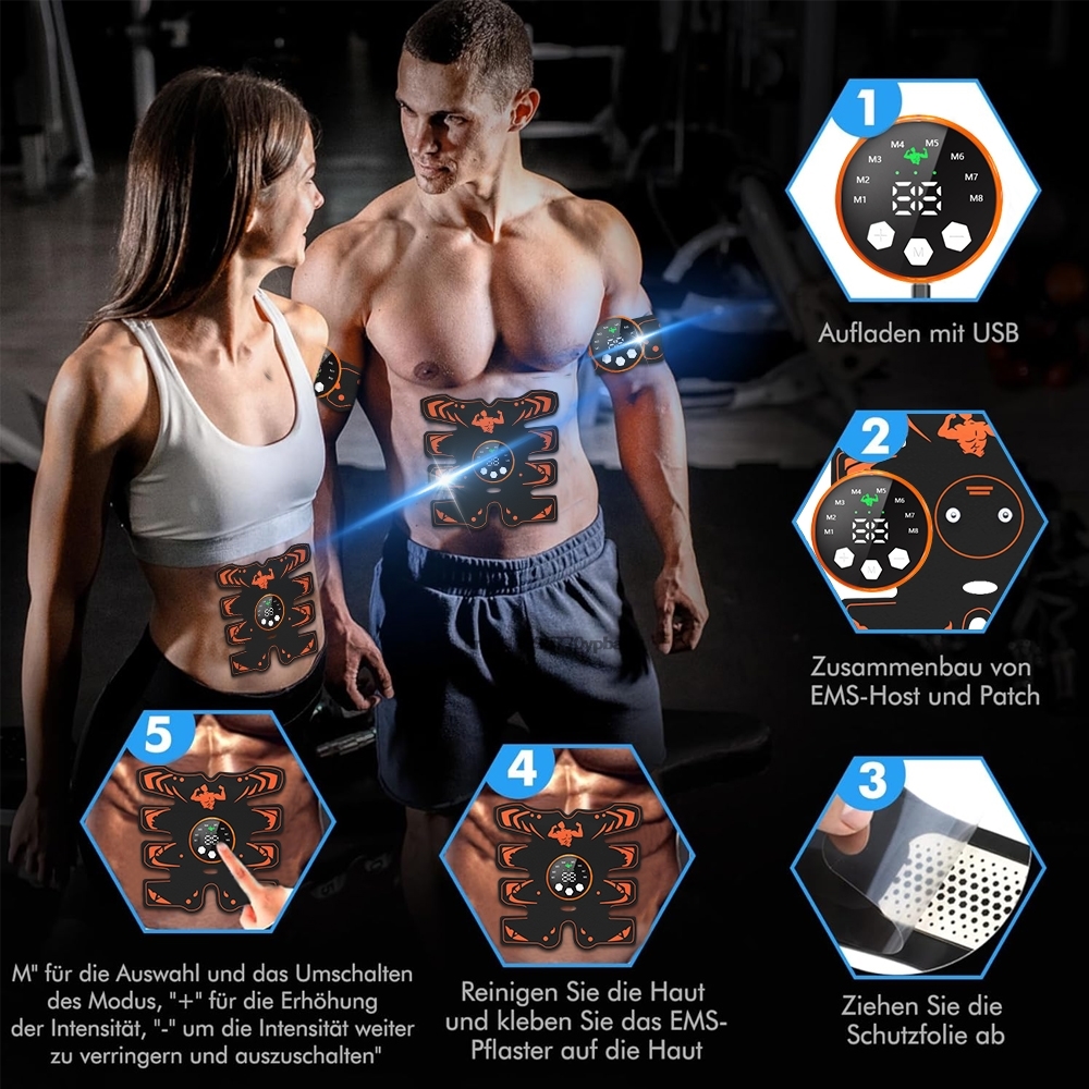 Portable EMS Abdominal Trainer - Sports Equipment Gym review and price