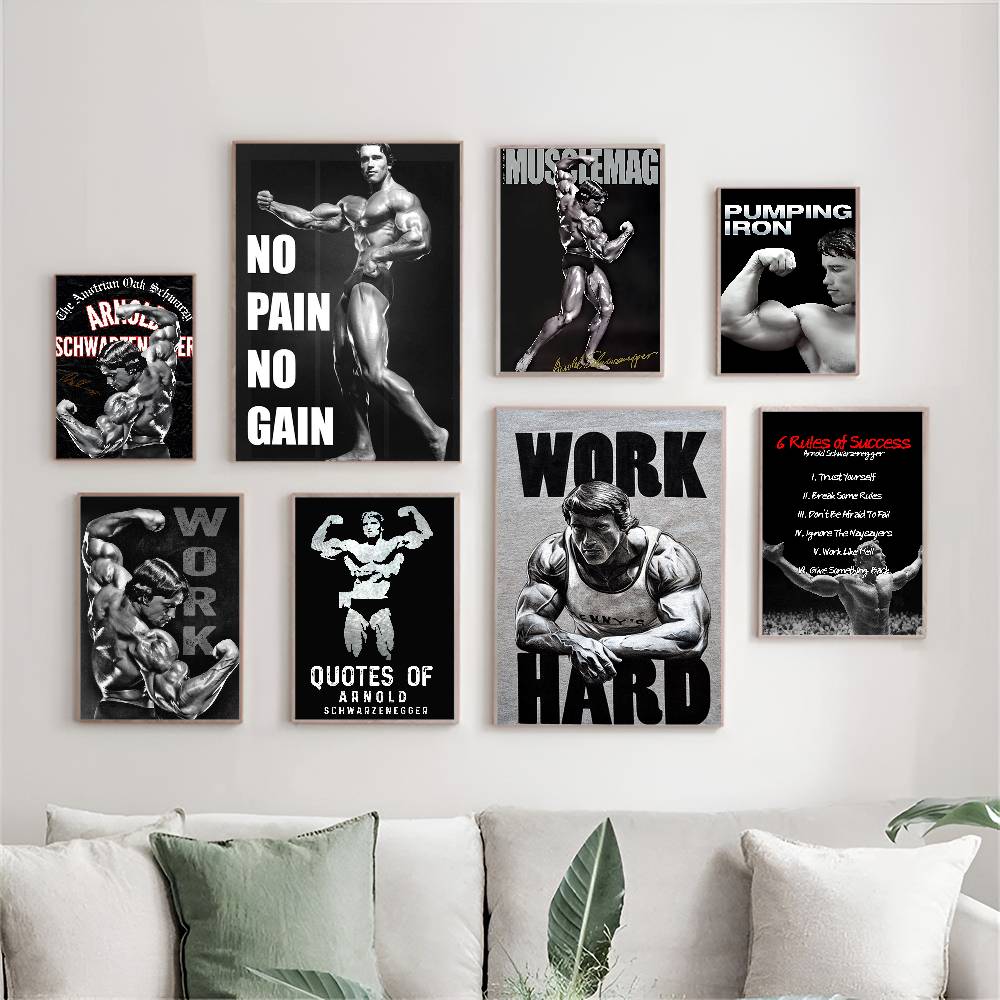 Arnold Schwarzenegger Bodybuil - Sports Equipment Poster review and price