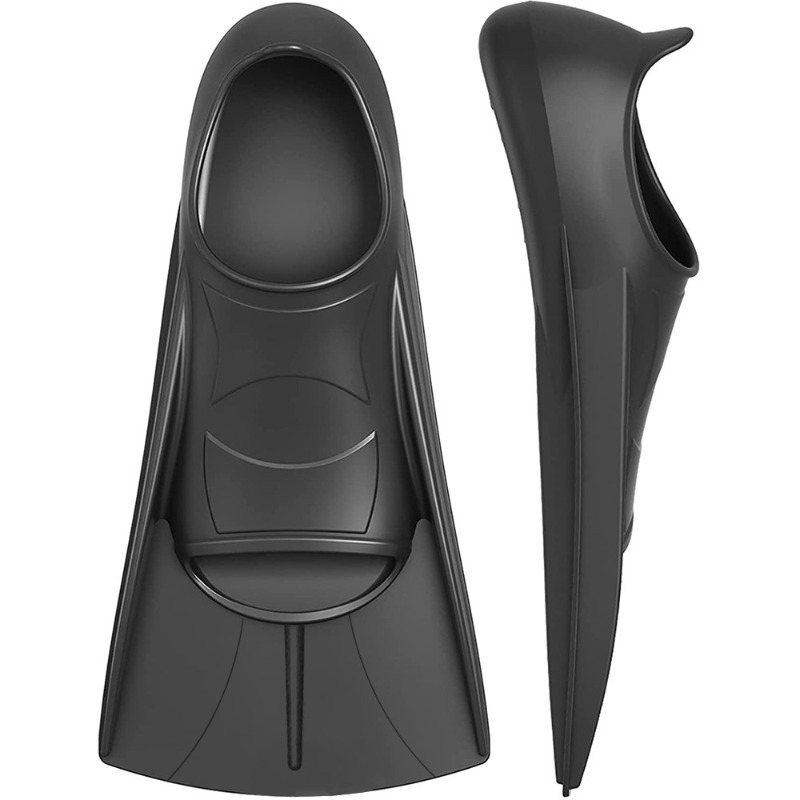Solid Color Short Silicone Fro - Swim Fin Short Blade review and price
