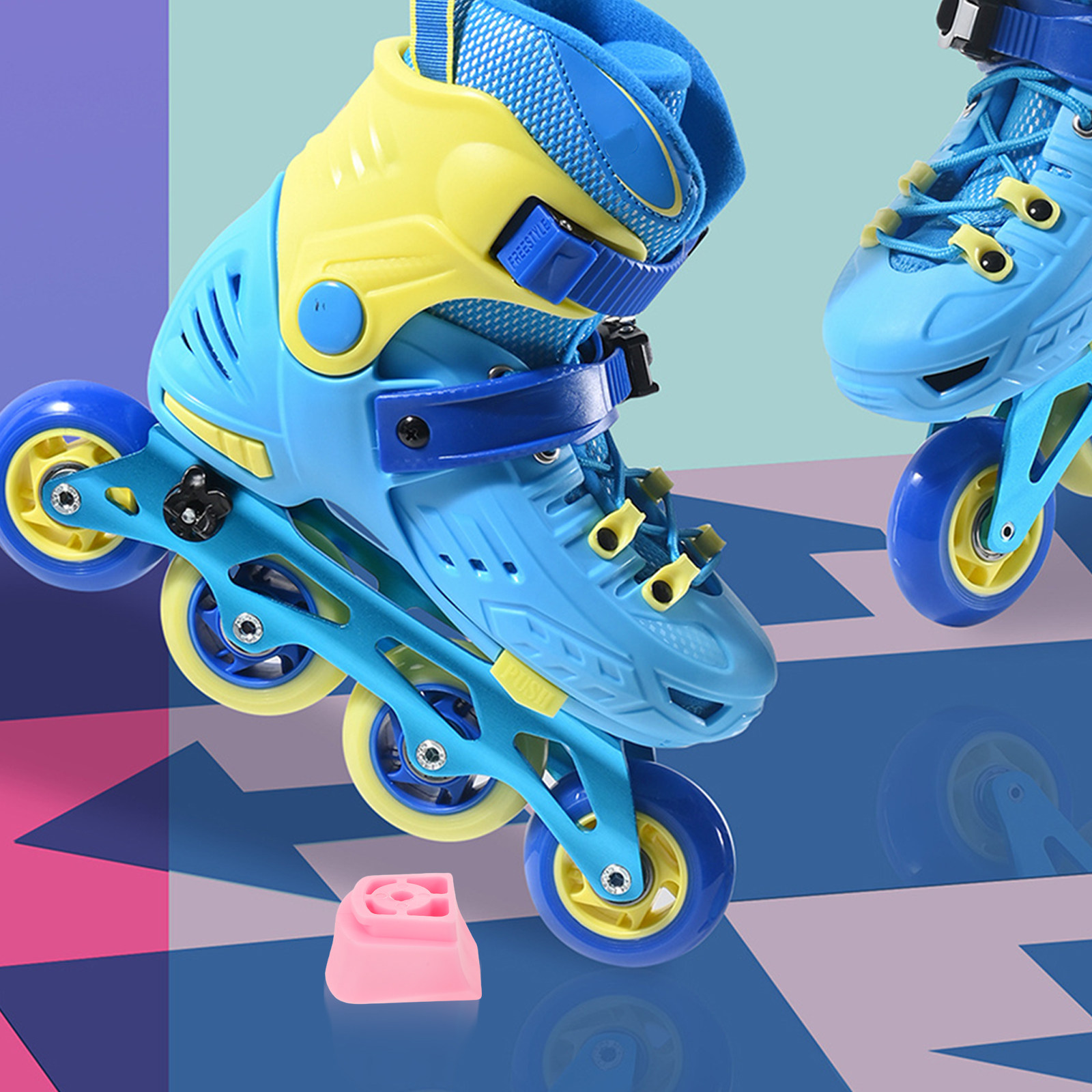 High Grip Brake Pads Inline Sk - Roller Skate Inline review and price