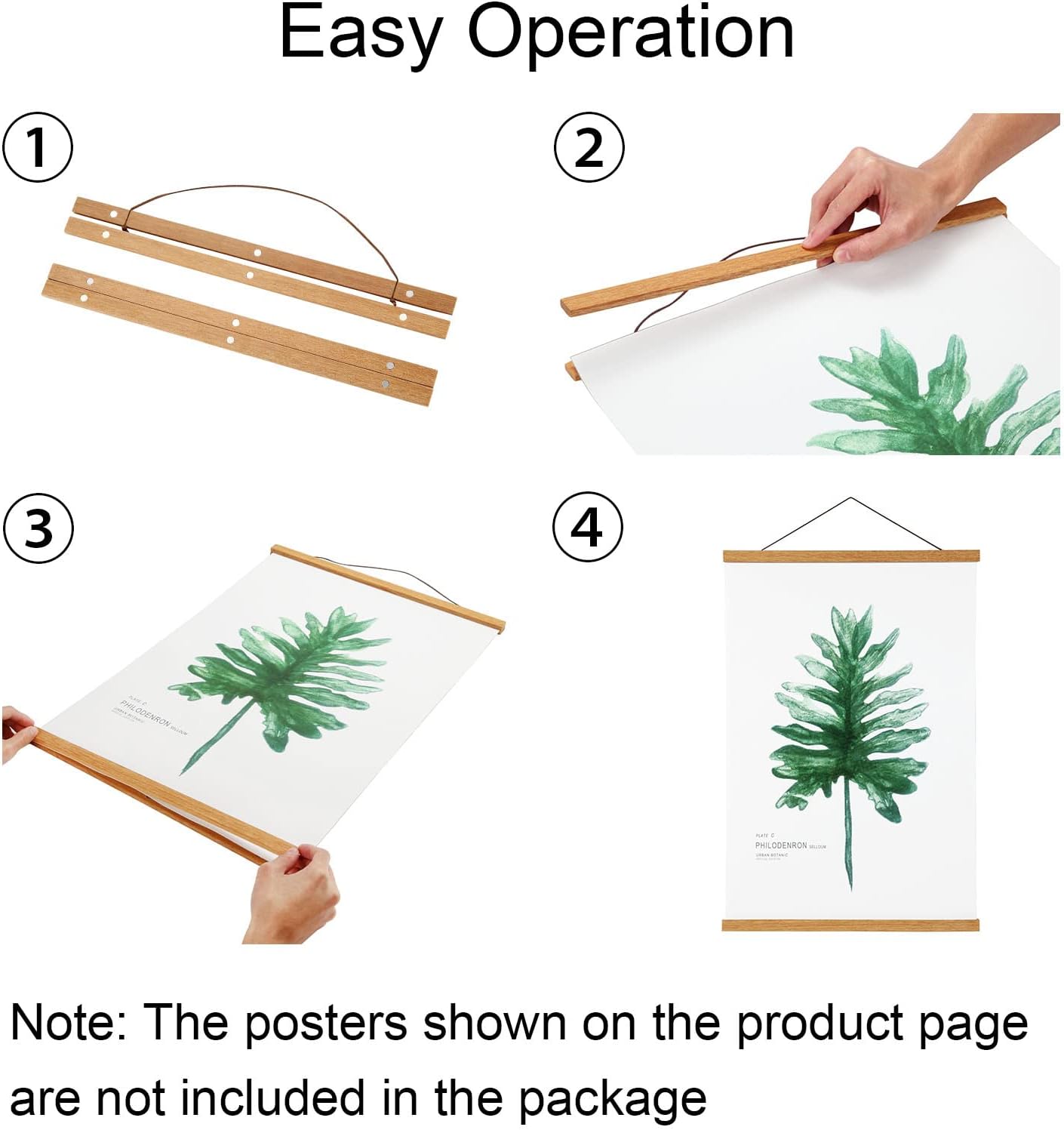 Canvas Poster with Wooden Pole - Sports Equipment Poster review and price