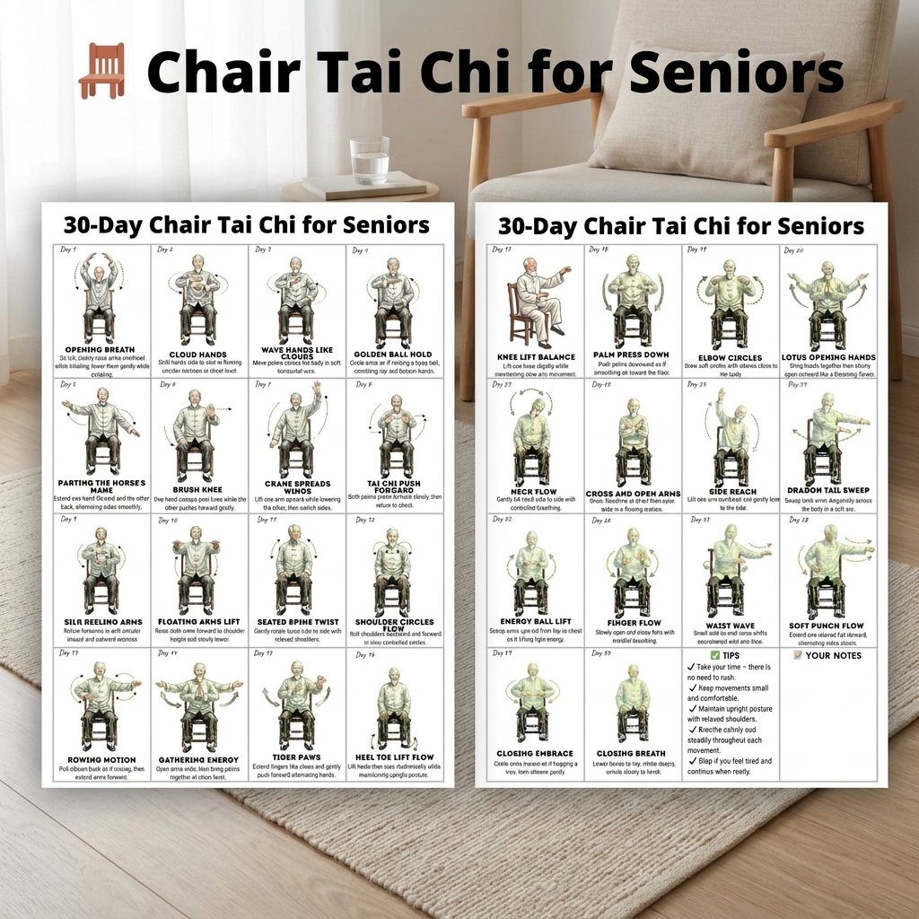 Tai Chi Exercise Plan Poster f - Sports Equipment Poster review and price