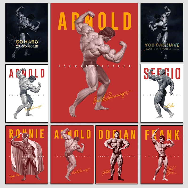 Arnold Schwarzenegger Bodybuil - Sports Equipment Poster review and price